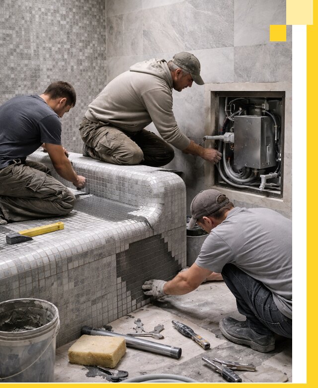 Проекты хамамов под ключ в Туле и дизайн и строительство