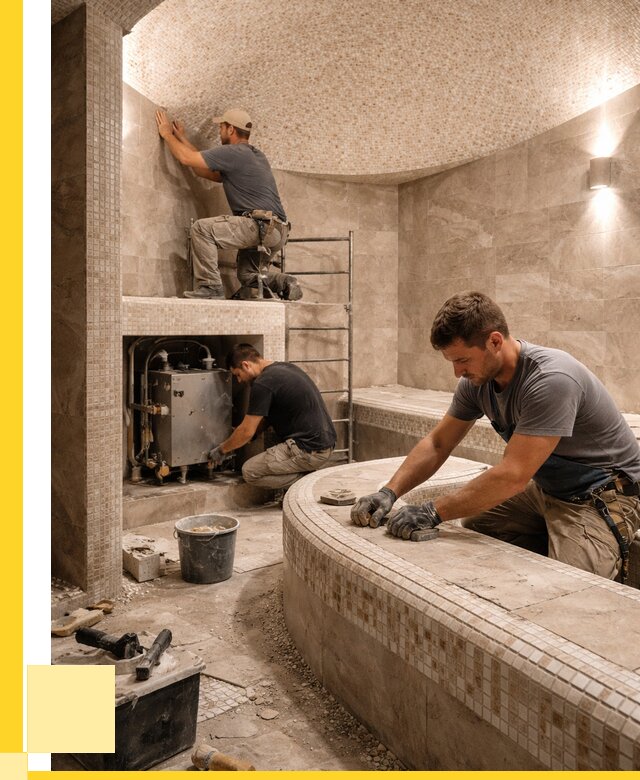 Монтаж хамамов под ключ в Туле от 254225 р. ЭриданТул