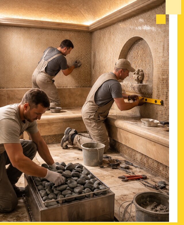 Проектирование и строительство хамама и сауны в Туле