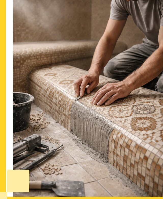 Плитка для хамама под ключ в Туле от 3559 р. | ЭриданТул