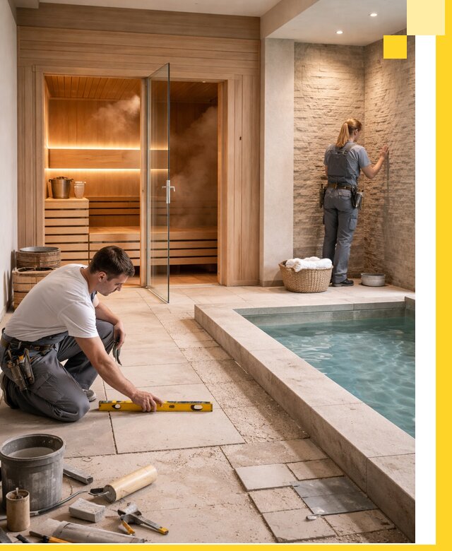 Комплексный дизайн и отделка интерьеров SPA под ключ в Туле